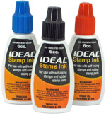 6cc Bottle Self-Inking Rubber Stamp Ink