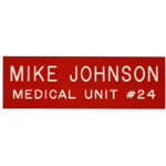 3/4" x 3" Standard Name Badge (Up to 2 Lines)