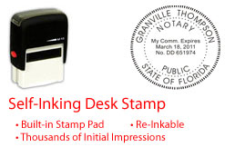 FL-NOTARY-SELF-INKER - Florida Notary Self Inking Stamp R40