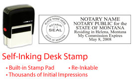 MT-NOTARY-SELF-INKER - Montana Notary Self Inking Stamp 4914