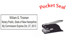 New Hampshire Notary Pocket Seal