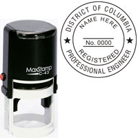 District of Columbia Professional Engineer Self-Inking Stamp