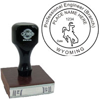 Wyoming Professional Engineer Stamp
