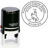 Wyoming Professional Engineer Self-Inking Stamp