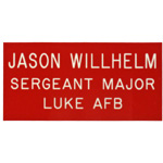 XSJ12 - 1" x 3" Standard Name Badge (Up to 3 Lines)
